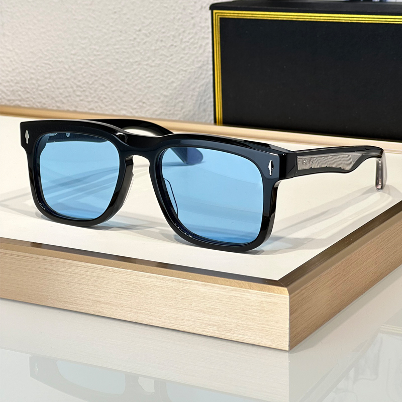 Luxus-Designer-Sonnenbrille für Herren und Damen, Herren und Damen, WESLEY-Stil, berühmte Marke, Acetatrahmen, OEM-ODM-Sonnenbrille, Retro-Brille, Originalqualität, mit Originaletui