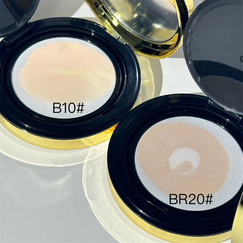 Almofada de Pacto de Brilho de Luxo BB para Mulheres Base Primer Ano Novo Cor Luz Vermelha Fora do Rosto Beleza BB Creme Com Espelho 12g B10 # BR20 # 2 Cores Estoque Ferramenta de Maquiagem Cosmética