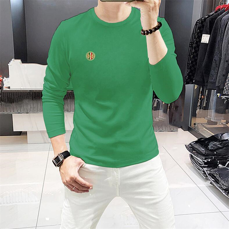 2024 Designer Brand Luxury Mens T Shirts Soft Cotton Long Hermes T-Shirts Summer Comfort Comfort Men's Clothing Apparel Tees Tshirts Storlek M-4XL