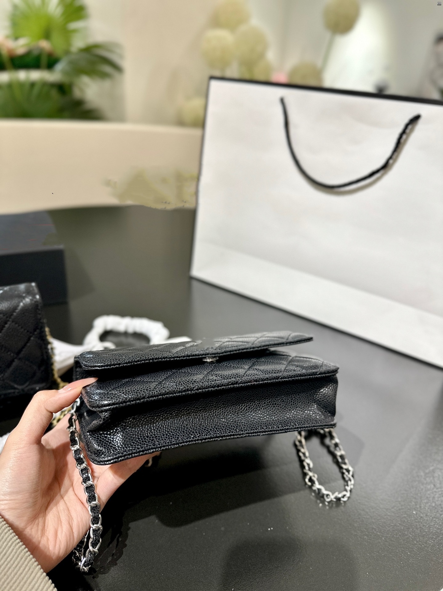 Designer Handbag Stylish and cute Shoulder Chain Bag Clutch Flap Totes Bags Wallet Purse Double Letters Solid Hasp Waist Square Stripes Women Luxury