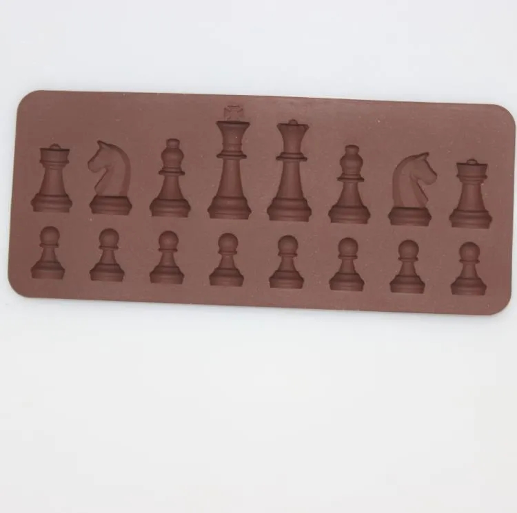 New International Chess Silicone Mould Fondant Cake Chocolate Molds For Kitchen Baking