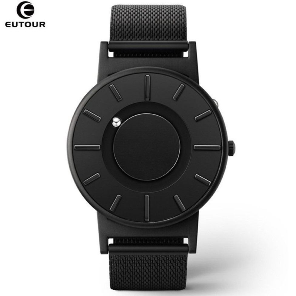 2018 New Style Watch Men Eutour Magnetic Ball Show Innovate Wlistwatches Mens Nylon Strap Quartz Watch Fashion Erkek Kol Saati J19199V