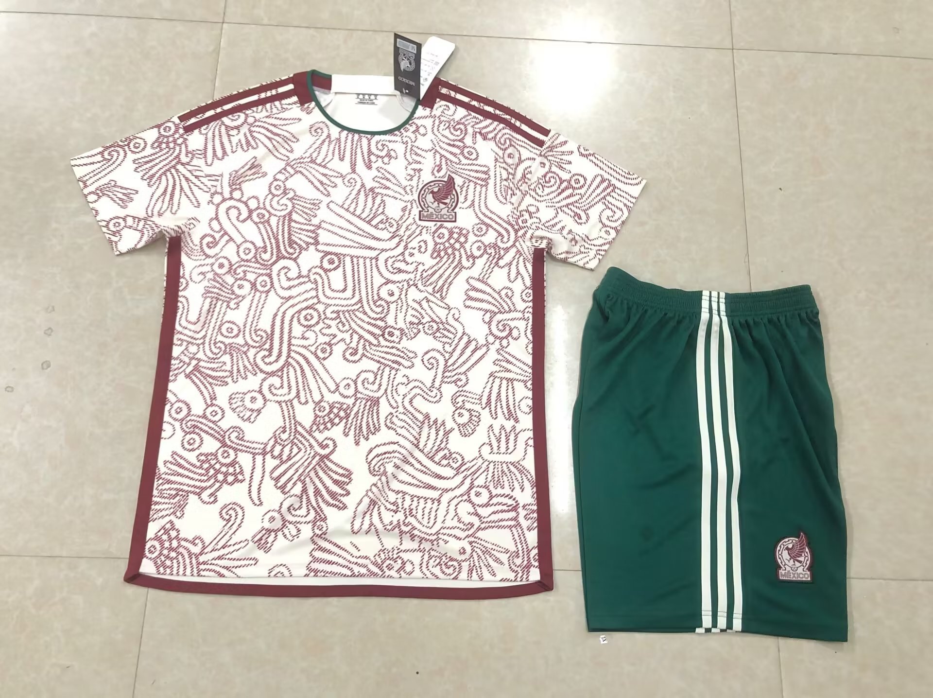 Nova camisa da Copa do Mundo do México para crianças e adultos