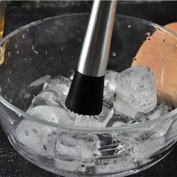 Bar-Werkzeuge, Multifunktions-Edelstahl-Crushed-Ice-Hammer, Crushed-Eis-Sticks, Cocktail-Eiswürfel-Zerkleinerer, Obst-Muddle-Stößel, Bar-Tool 240322