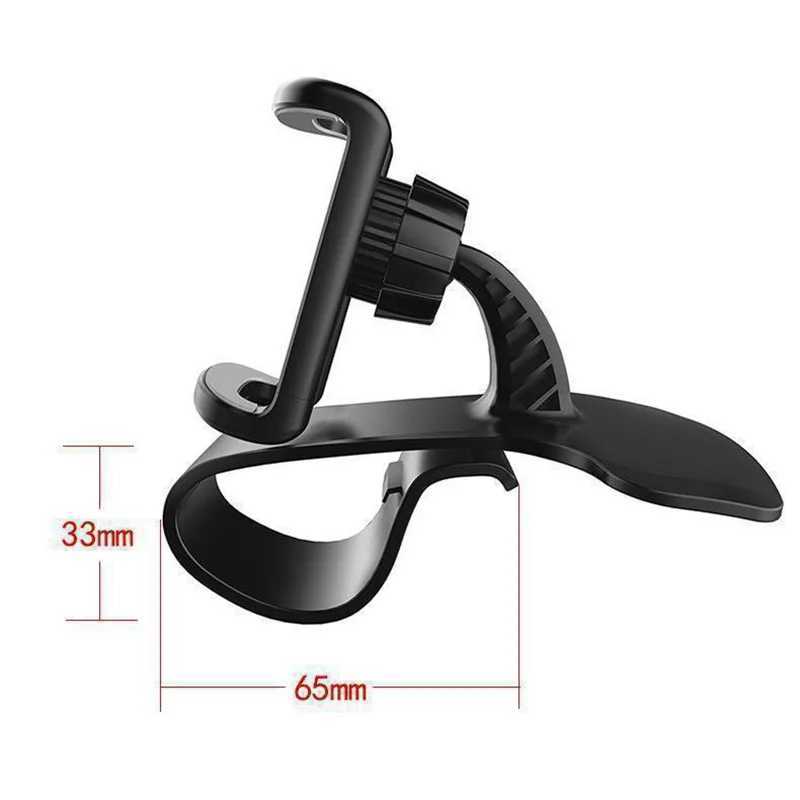 Cell Phone Mounts Holders Dash Board Mobile Car Phone Holder Clip Mount CellPhone Stand In Car GPS Support Bracket for IPhone Samsung Portable Car Holder 240322