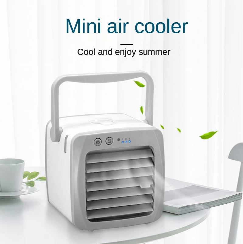 Ventilatori Condizionatore d'aria professionale di alta qualità Condizionatore portatile Mini ventilatore elettrico ricaricabile USB Mini dispositivo di raffreddamento dell'aria