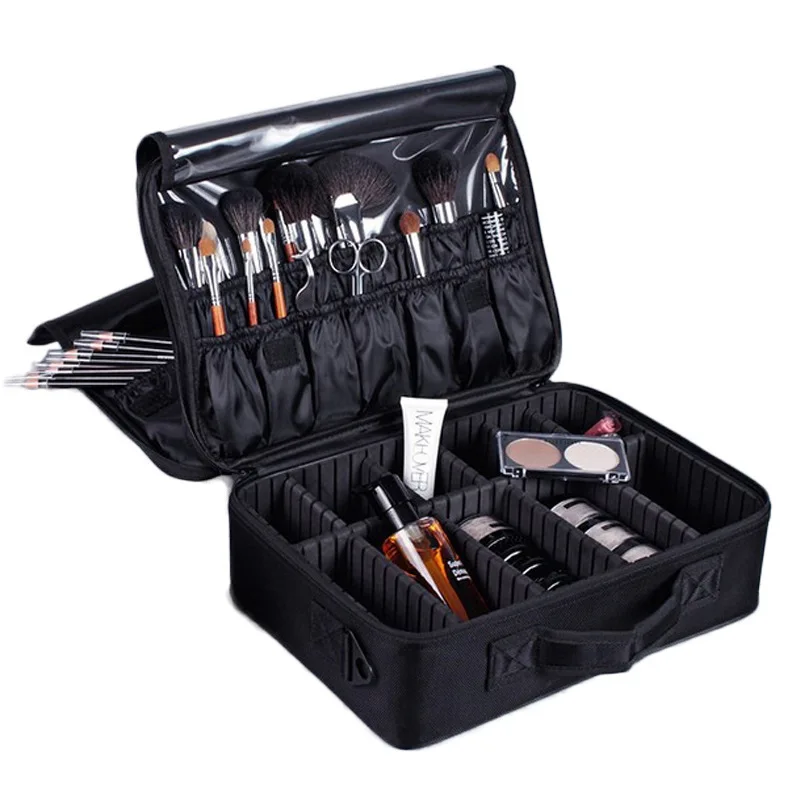 Verktyg Barber Frisörsverktyg Fall justerbar förvaringslåda Multifunktionell makeupartist Toolbox Hair Salon Bärbar verktygssats