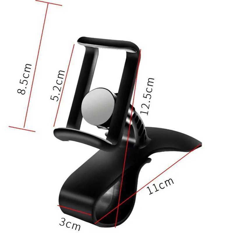 Cell Phone Mounts Holders Dash Board Mobile Car Phone Holder Clip Mount CellPhone Stand In Car GPS Support Bracket for IPhone Samsung Portable Car Holder 240322