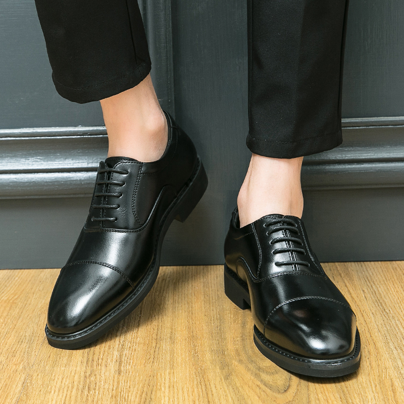 Sapatos de negócios casuais masculinos rendas confortáveis oxford moda sapatos de trabalho ao ar livre caminhada brogues sapatos para homem sapatos formais