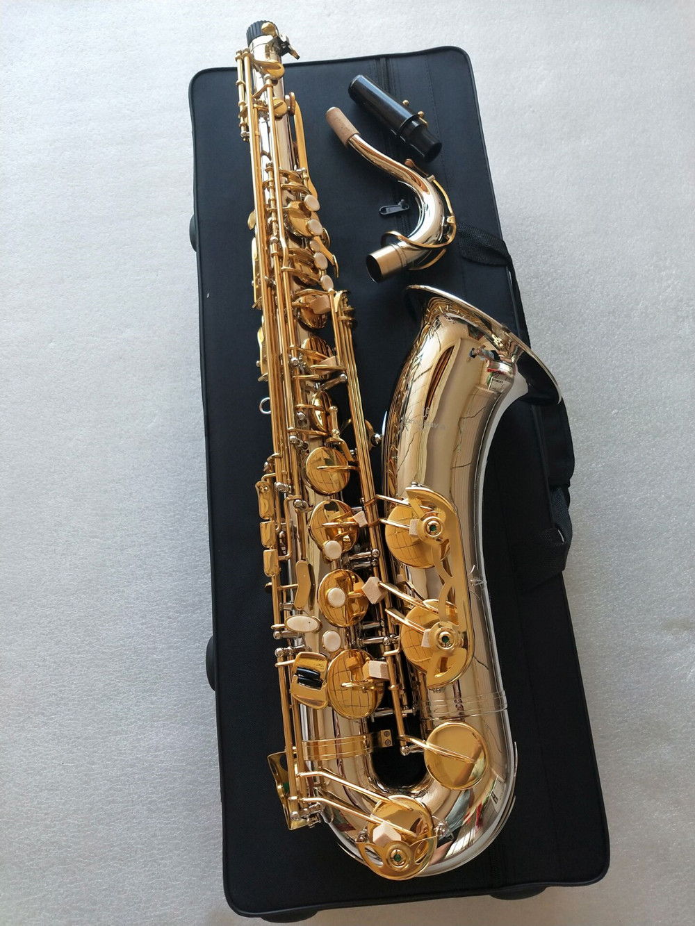 Top JapanT-W037 Saxophone High Quality Tenor Saxophone Instruments Nickel Plated Brass Professional level