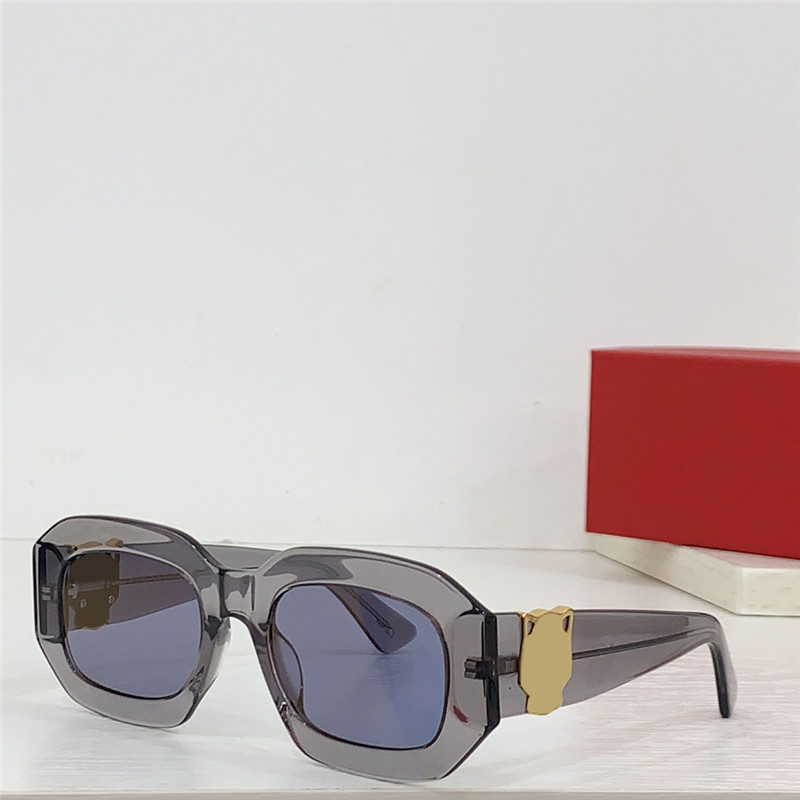 Nowe okulary przeciwsłoneczne o powierzchni nowej mody 0475s rama octanowa prosta i nowoczesny przypadkowy styl