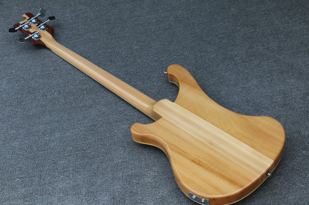 Ricken 4003 Electric Guitar, Bass Guitar, Basswood Body, Burlywood Color, Rosewood Fretboard, 4 Strings,the whole body