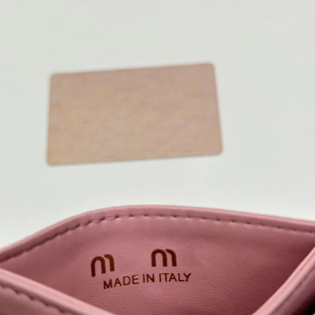 Kvinna veckade kortinnehavare korta plånbok designer plånbok kreditkort innehavare mini söta plånböcker mode 3 färger fårskinn