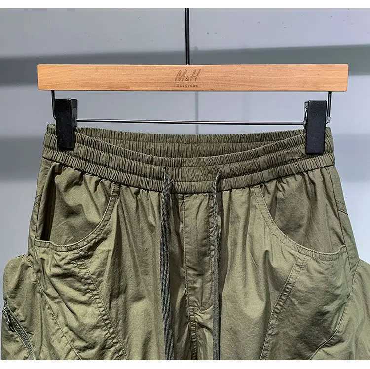 Herren-Shorts, modische Caogo-Shorts, große Tasche, Jogger-Shorts, Hip-Hop-Straßenkleidung, Harajuku-Hose, Übergröße, Straßenkleidung, Hip-Hop-Sporthose, J240322