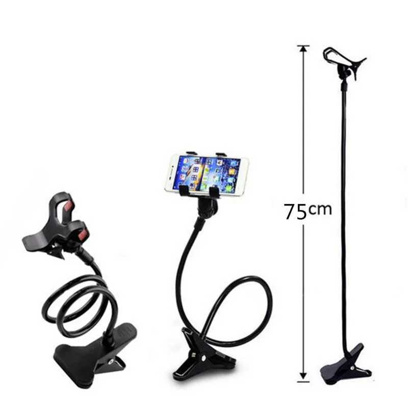 Suportes de montagem de telefone celular Suporte universal para telefone móvel Flexível 360 Suporte ajustável Clipe Suporte de mesa para telefone celular Suporte para mesa Suporte preguiçoso 240322