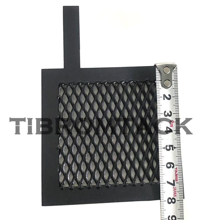 MMO Titanium Anode Mesh 80*80mm för vattenbehandling GR1 -underlag