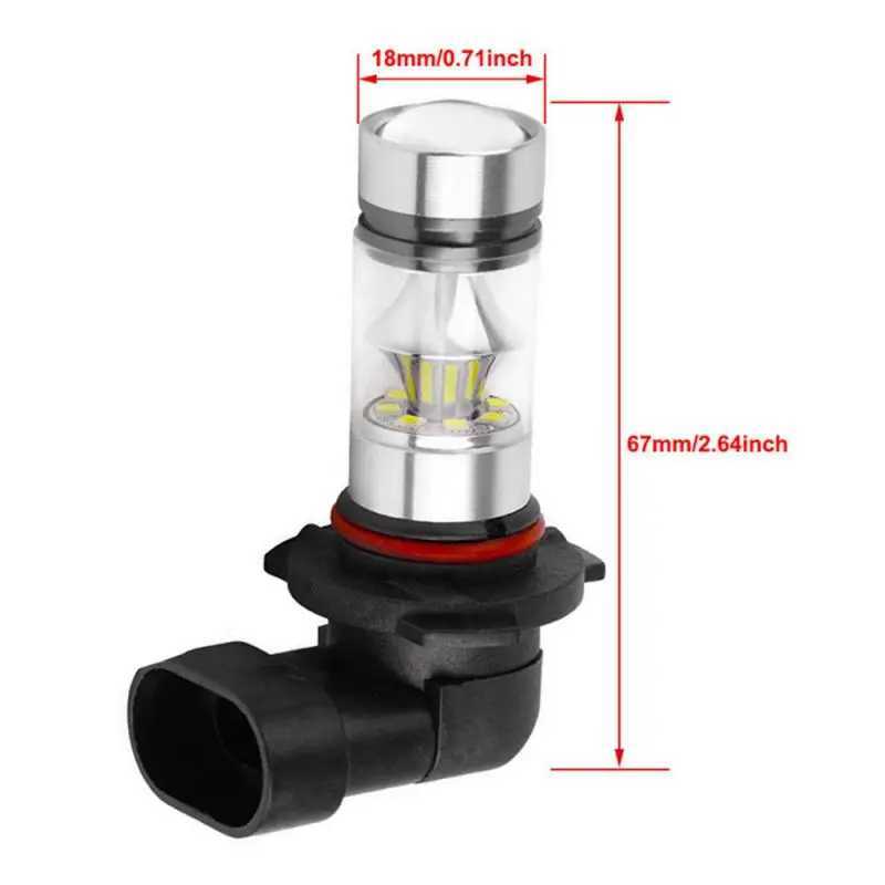 その他のカーライト9006 HB4 9005 HB3 LED電球スーパーブライトH11 H8 H10 9145自動アンチフォグランプ自動車ドライバーフォグランプ6000Kホワイト12VL204