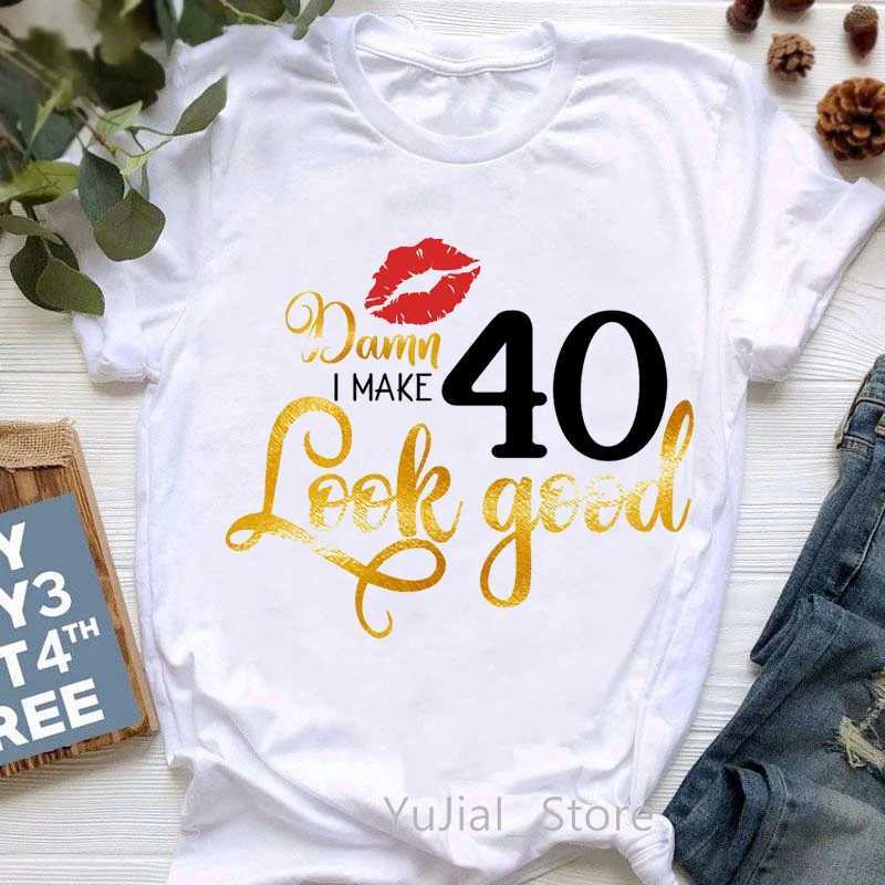 T-shirt Femme C'est mon anniversaire chemise imprimée cils et lèvres T-shirt graphique femme reine cadeau d'anniversaire filles fête T-shirt été haut niveau T-shirt 240322