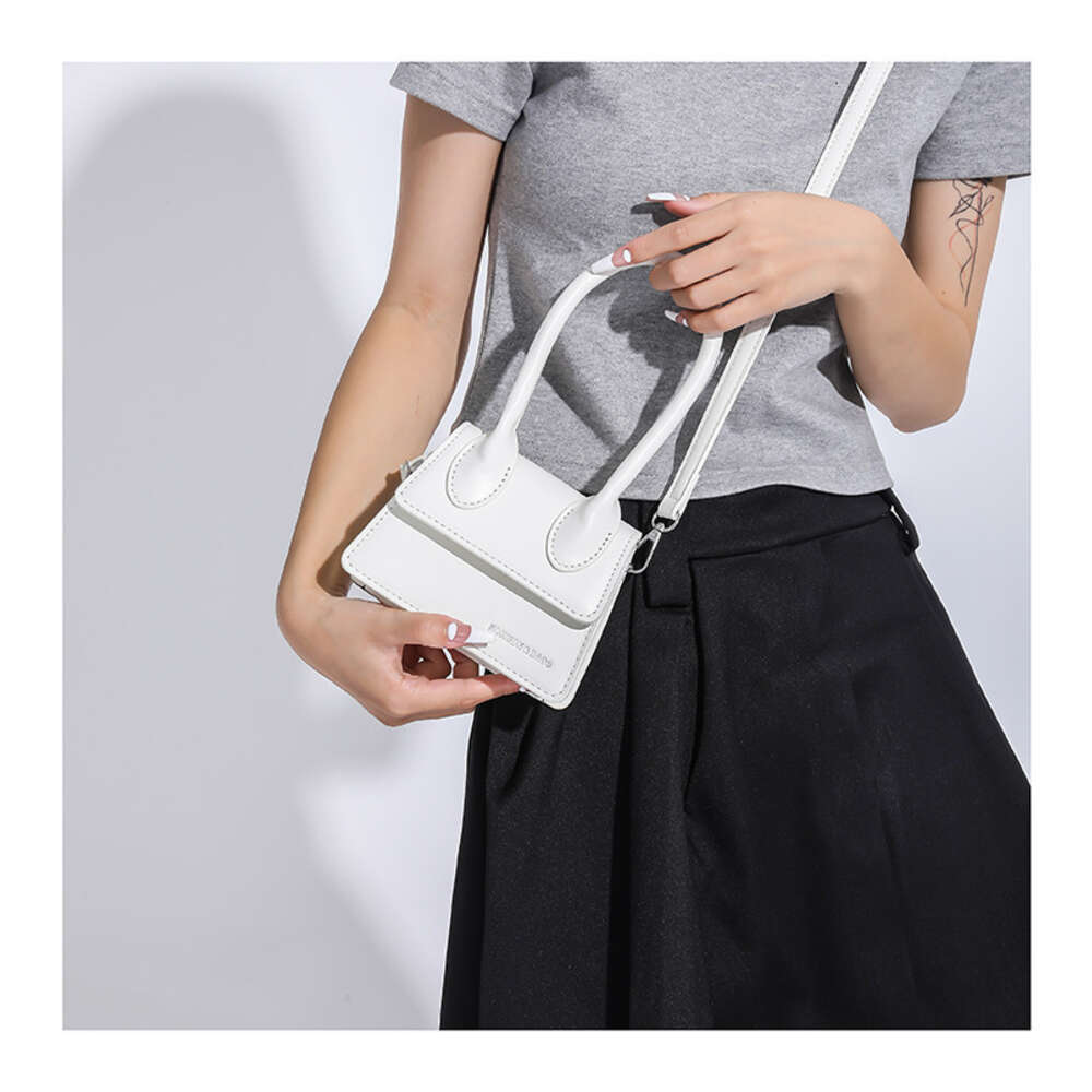 Kaufen Sie günstige neue Tasche 2024, trendige koreanische Version, Instagram-Stil, Pu-Umhängetasche, einfarbig, modische One-Shoulder-Handtasche