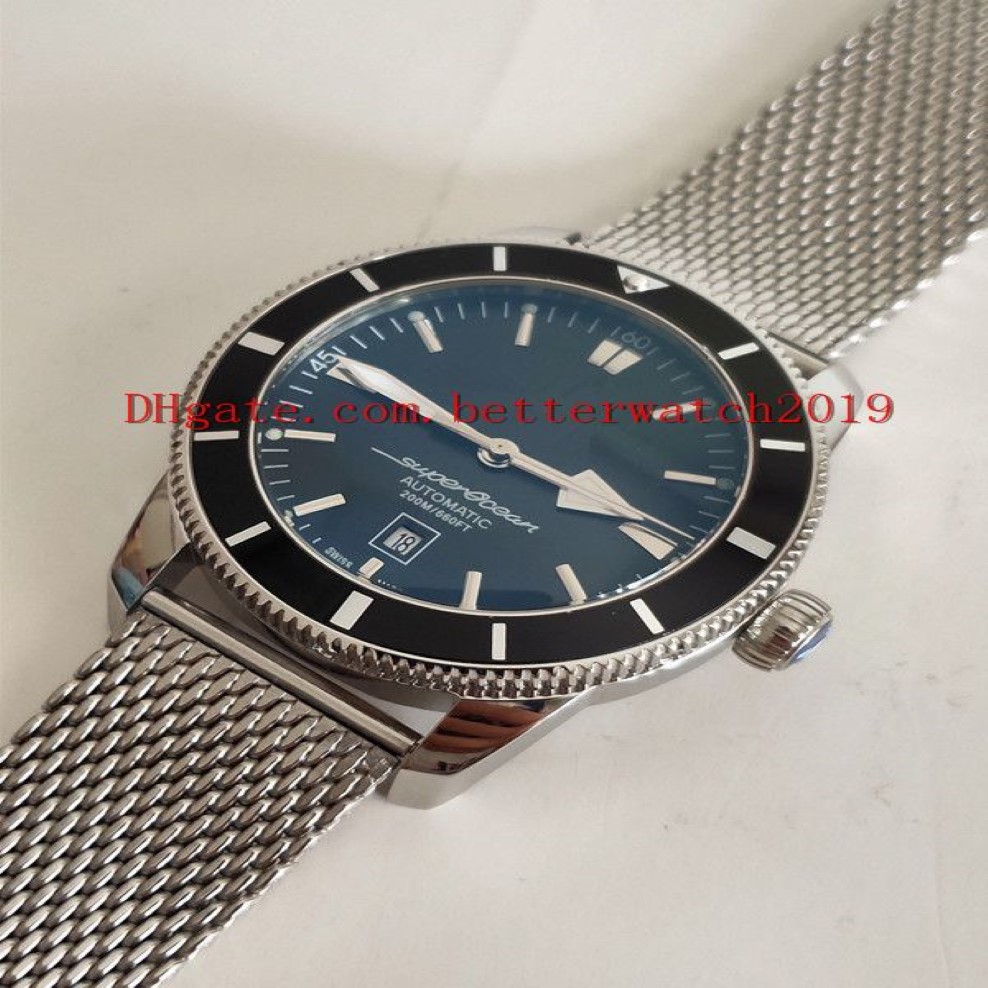 selling Super Ocean Heritage 42mm A1732124 BA61 154A Black Dial Japan Miyota Automatic Mens Watch Ceramic Bezel Stainless Steel Ba3008