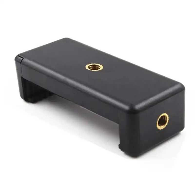 Suportes para montagens de telefone celular Clipe de telefone móvel de 360 ​​graus compatível com todos os suportes de celular com parafuso de 1/4 Adaptador de montagem de tripé profissional 240322