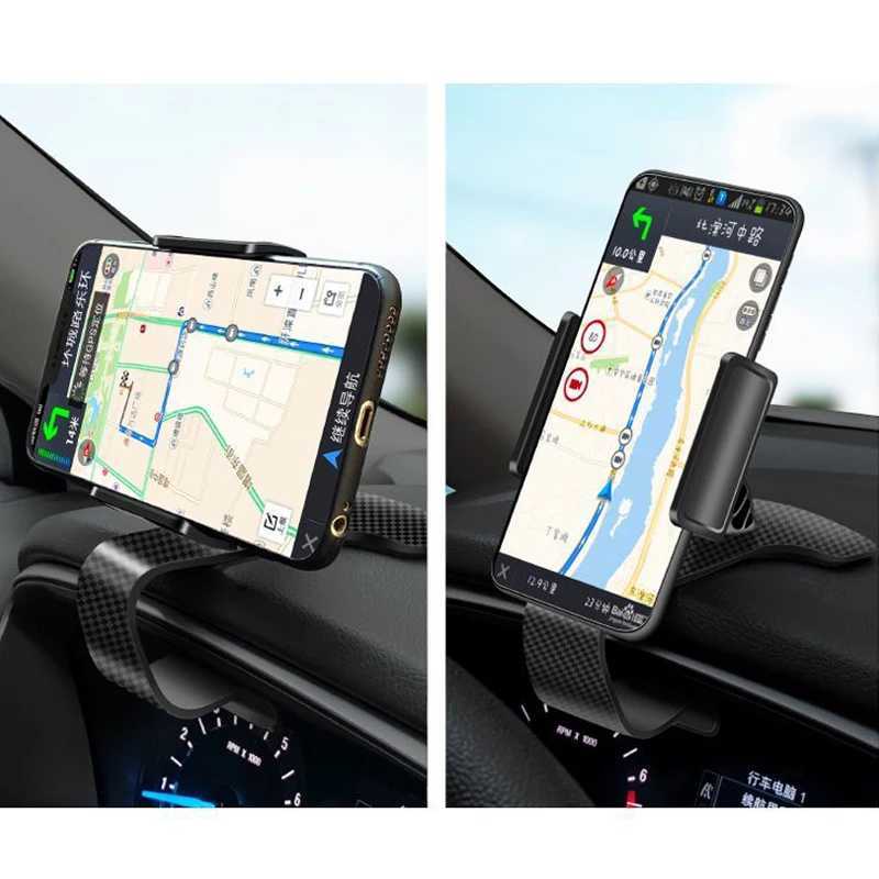 Cell Phone Mounts Holders XMXCZKJ Car Holder For Phone Dashboard Clip Mount Mobile Cell Stand Smartphone GPS Support For iPhone 11 Pro Max Xs 240322