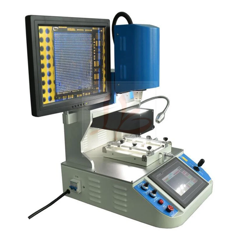 LY 5300 Automatic Optical Alignment System BGA Rework Station 2 Zones Soldering Welding Machine 2500W for Repairing Mobile Phone