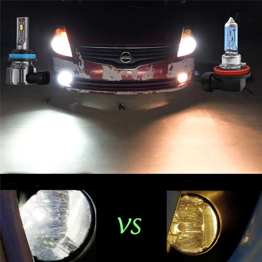 Other Car Lights YHKOMS H7 9005 H3 9006 H4 H8 H11 H16 LED H10 3055 LED fog lights daytime running lights DRL6000K 3000k gold 12VL204