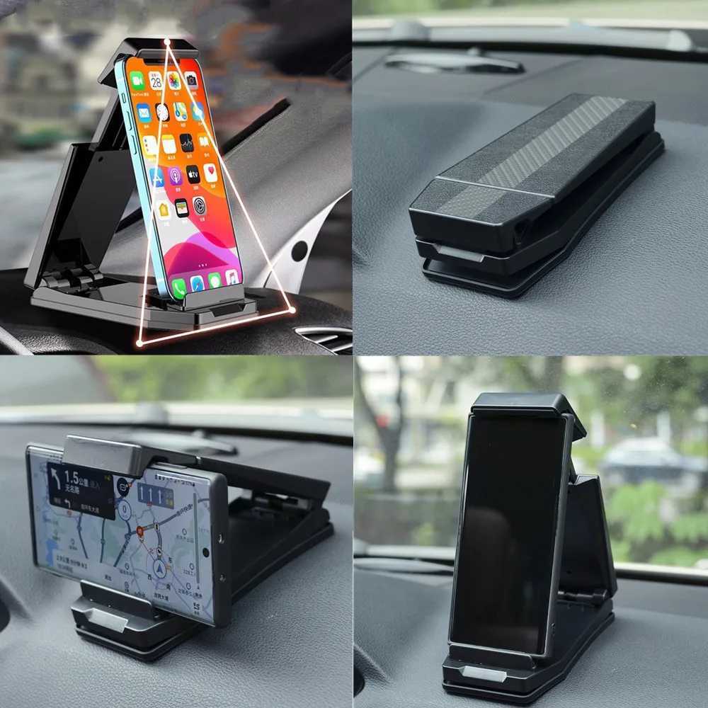 Mobiele telefoonhouders Houders Autotelefoonhouder Mount Stand in autodashboard Fit Inch mobiele telefoons Tablet Hoder voor iPad iPhone Pro Max Samsung GPS 240322