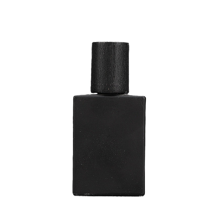 30 ml perfum butelka Square Black Portable Drobne Szklane szklane aromaterapia oddzielna butelka