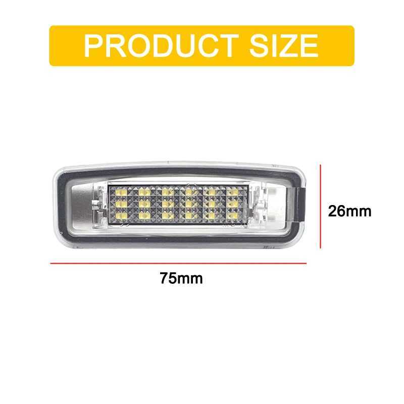 Other Car Lights Ford Focus MK1 All Models 1998-2005 White License Plate Lamp AssemblyL204