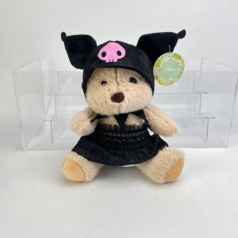 2024 Wholesale Cute Hat Bear Plush Toy Children's Game Playmate Holiday Gift Doll Hine Prizes