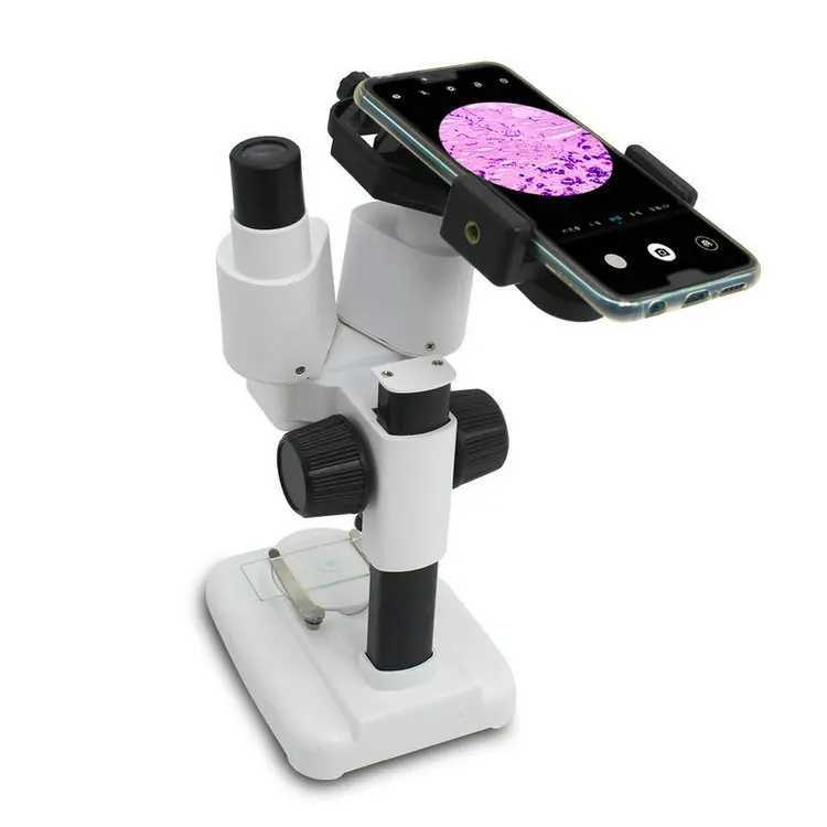 Cell Phone Mounts Holders Cell Phone Adapter With Spring Clamp Mount Monocular Microscope Accessories Adapt Telescope Mobile Phone Clip Accessory Bracket 240322