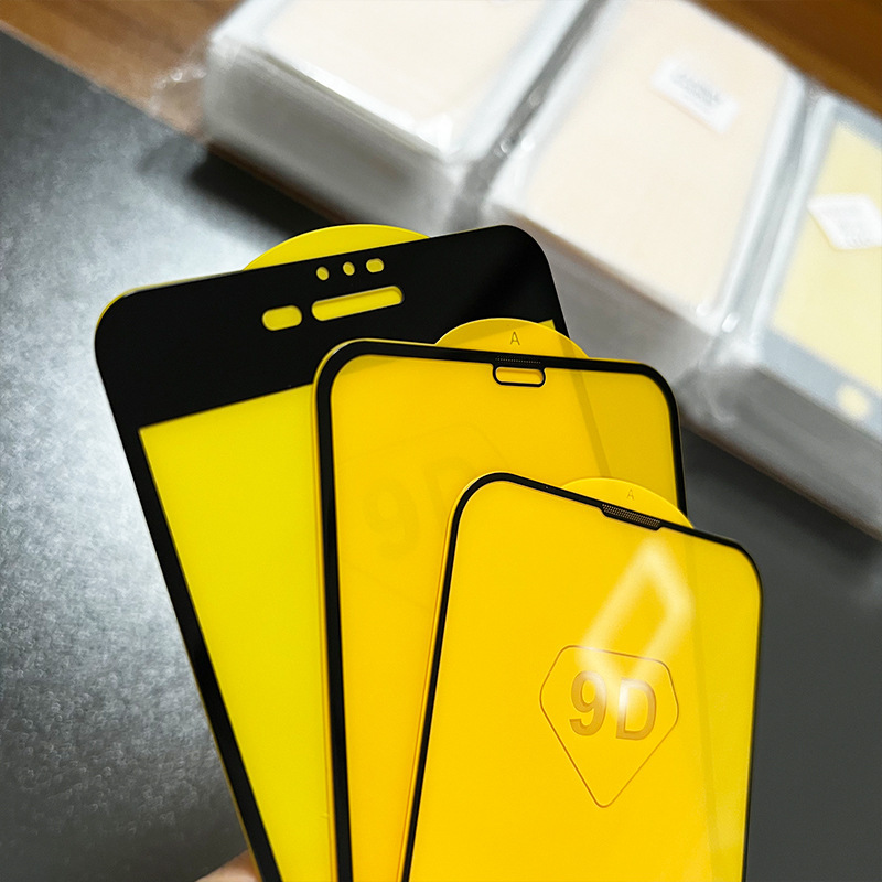 10 piezas 9D cubierta completa de alta calidad para Apple iphone 14 13 12 pro max 11 11pro 15 Xs Max 8 7 6 X Xr Xs cubierta de vidrio templado protector de pantalla ultrafino para iphone 15pro 15promax