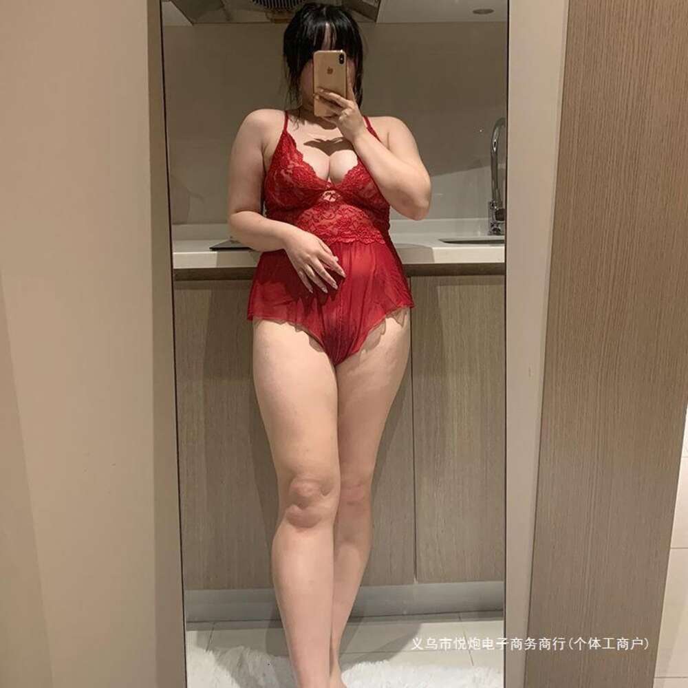 Summer Sexy Hollow Out Lingerie Jumpsuit 200 Pounds D Chubby Mm Three Point Ny Home Clothing Underwear Set 928607