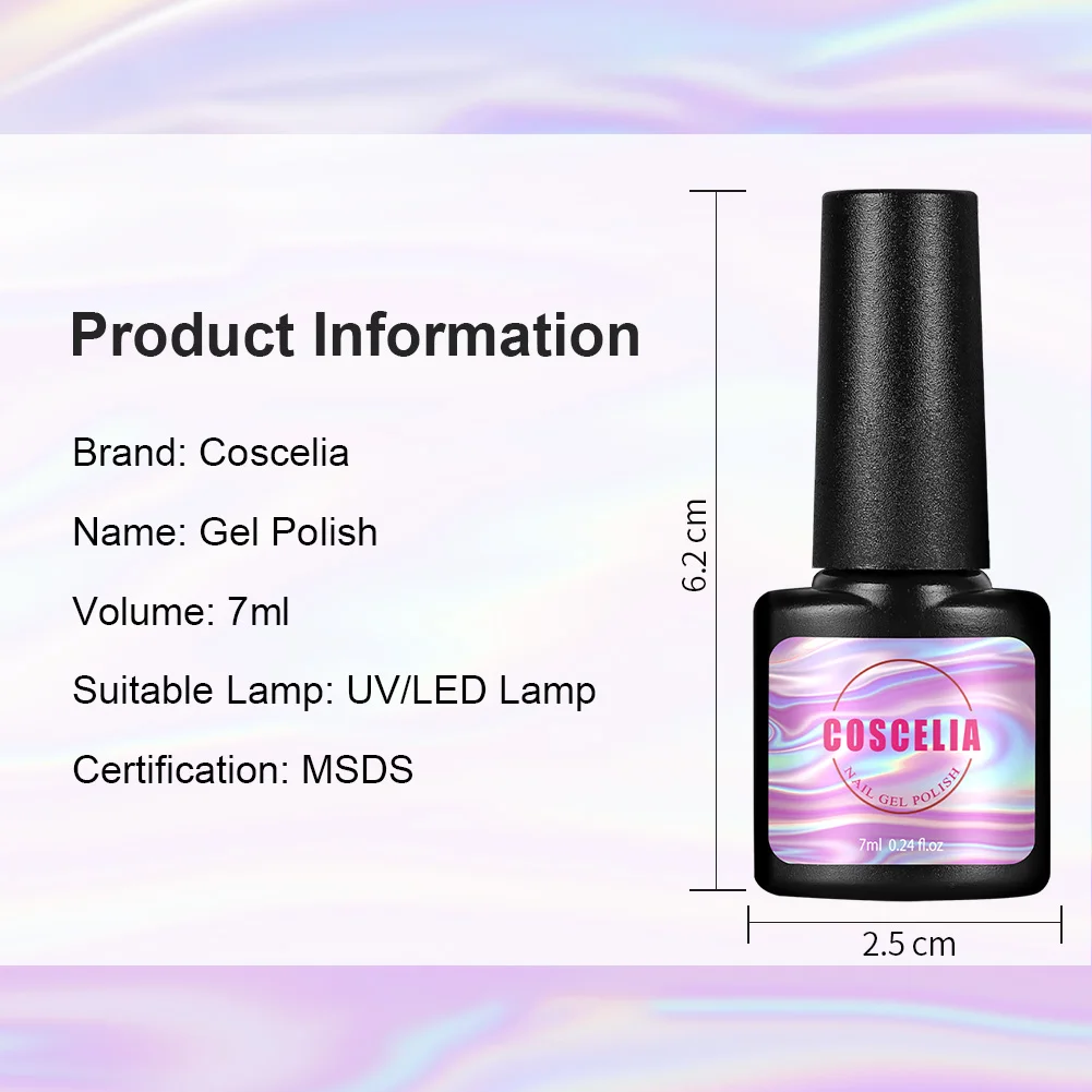 Armas Coscelia Manicure Conjunto de unhas Kit de esmalte UV Secador de lâmpada LED Secador profissional Kit de ferramenta de ferramenta de ferramenta elétrica Brill unhas adesivos