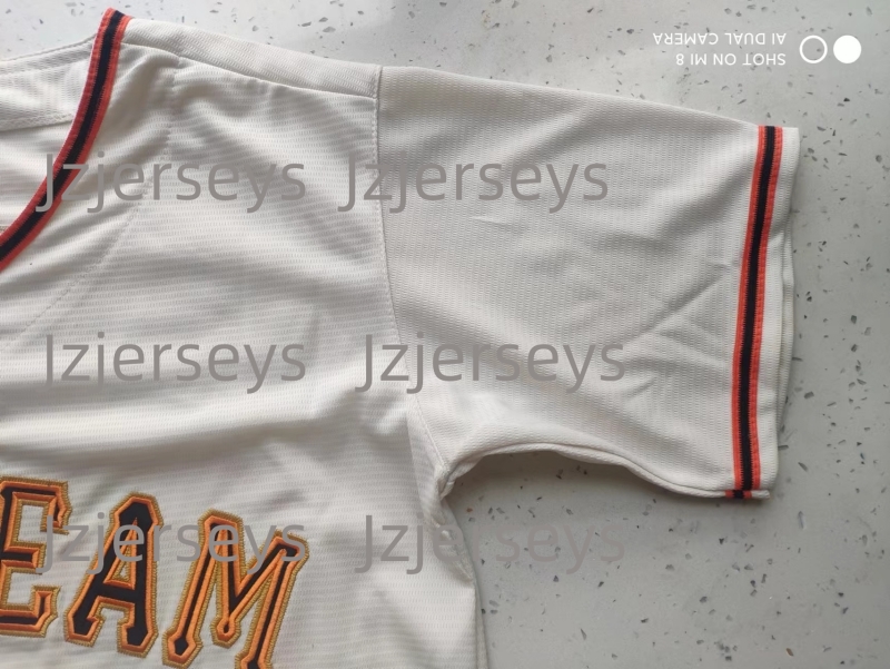 Custom Embroidery Personalized Pinstripe Authentic Baseball Jersey Men Women Kids Baseball Shirts Uniforms white cream purple orange black