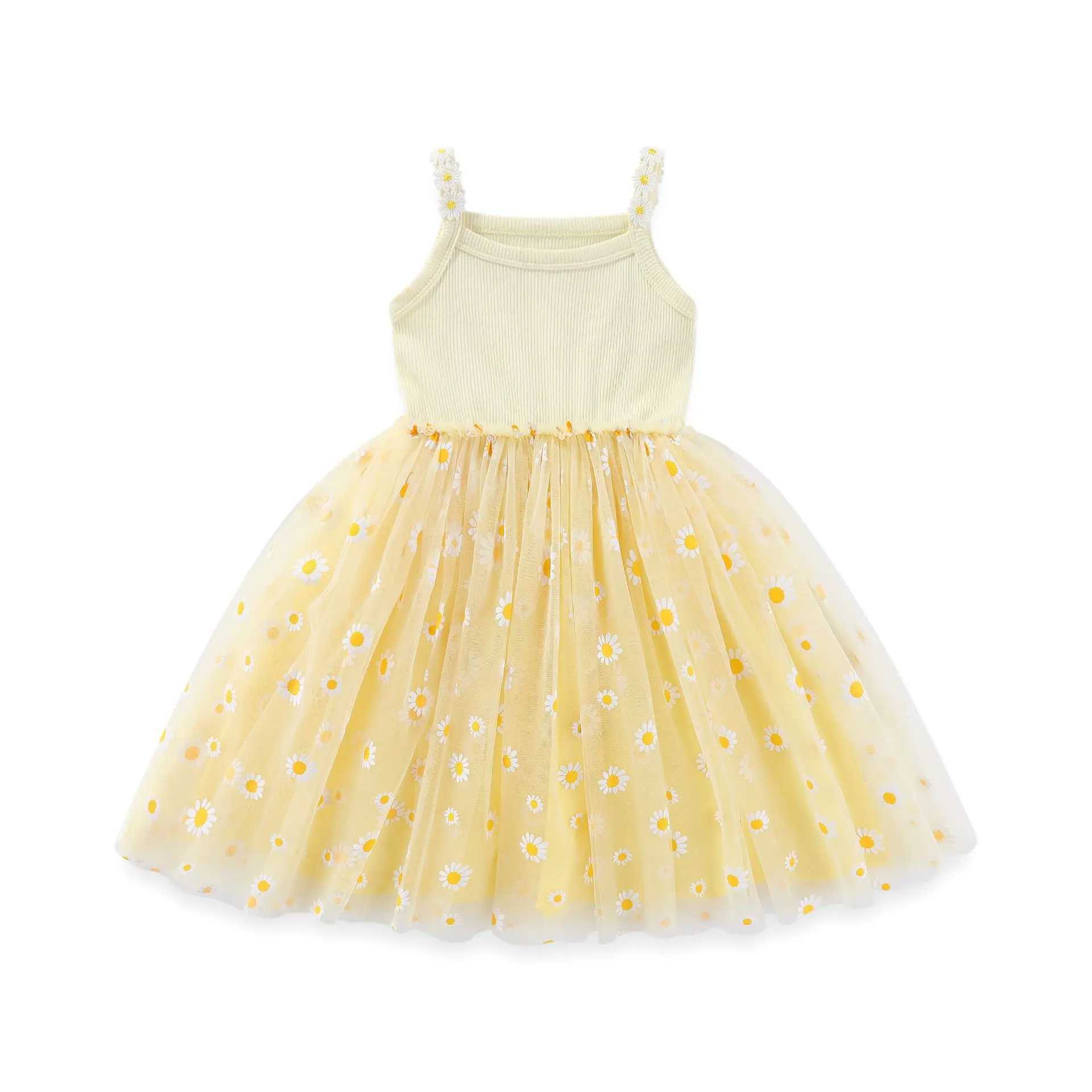 Girl's Dresses Ma baby 6M-4Y toddler baby girl Tutu dress sheer party birthday girl summer sunshine beach holiday clothing 24323