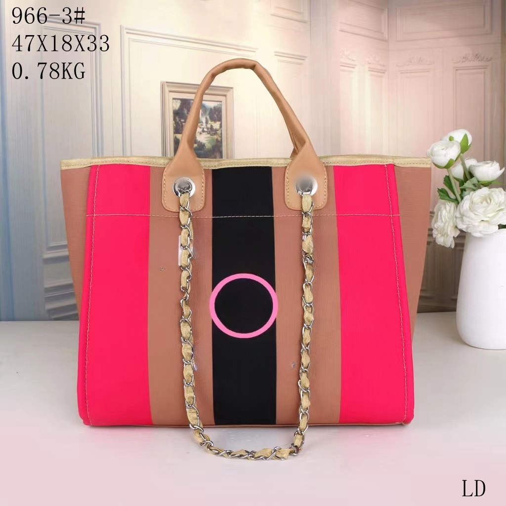 حقائب مصممة عالية الجودة من POP CC 5A حقائب اليد يحمل حقائب التسوق حقائب اليد Canvas Beach Bag Travel Crossbod