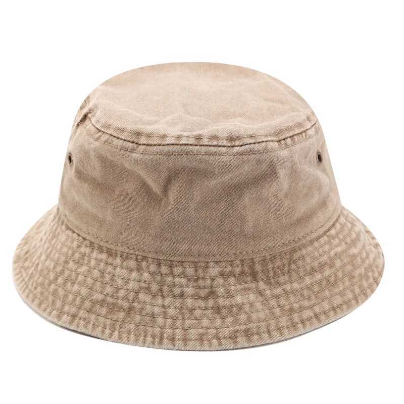 Breda breim hattar hink fashionabla casual sun hink hatt sommar kvinnor bred vikbar UV -resistent platt fiskare Panama Gorro Pescador Buckets 24323