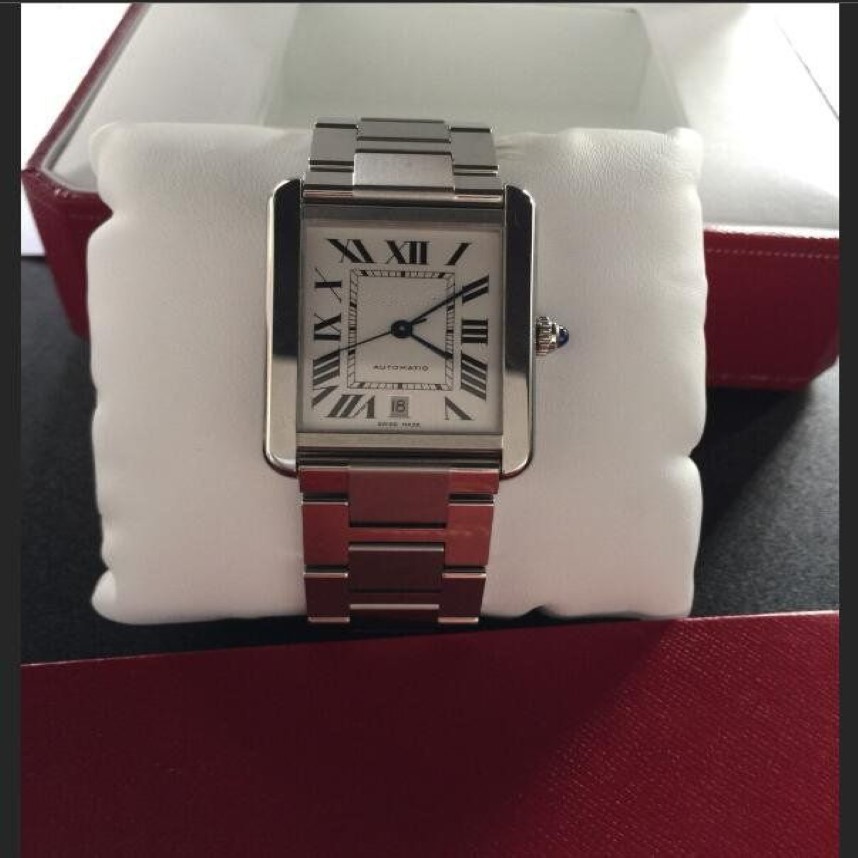 Vender moda clásico hombres mujeres movimiento automático reloj de lujo acero inoxidable reloj de lujo reloj mecánico reloj masculino Fashio251h