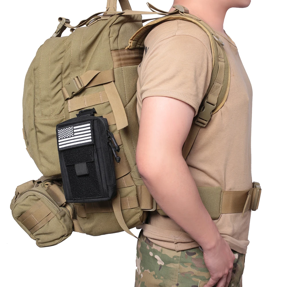 バッグアウトドアミリタリーモルユーティリティEDCツールウエストパック戦術医療応急処置ポーチ電話ホルダーケースハンティングバッグ