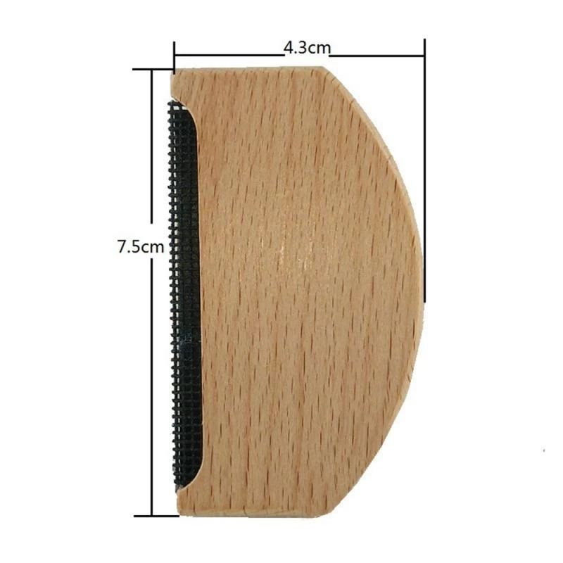 Wood Hair Removal Comb Cashmere Pilling Removers Cloths Sweater Lint Remover Shaver Comb Household Cleaning Tool