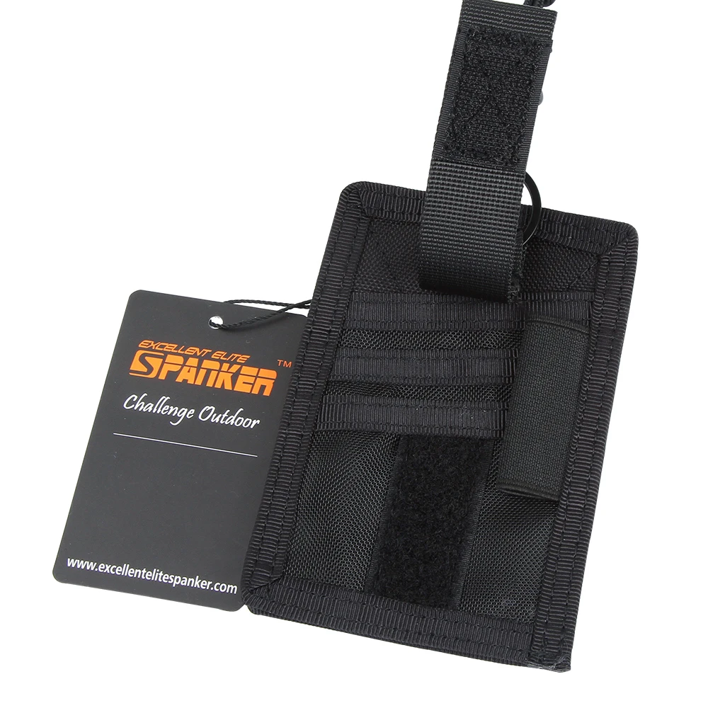 Bags EXCELLENT ELITE SPANKER Tactical ID Card Credit Card Set Two in One with Adjustable Lanyard Holder Card Set