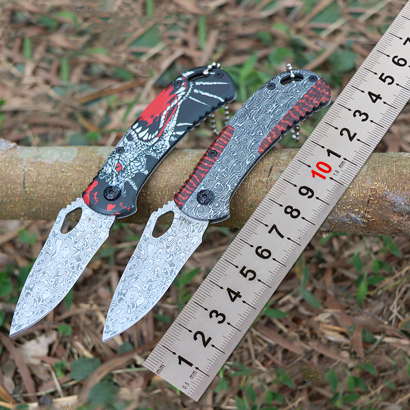 BK X82 Small Folding Knife 440C Blade Steel Head Handle Outdoor Camping Pocket Folding Knives