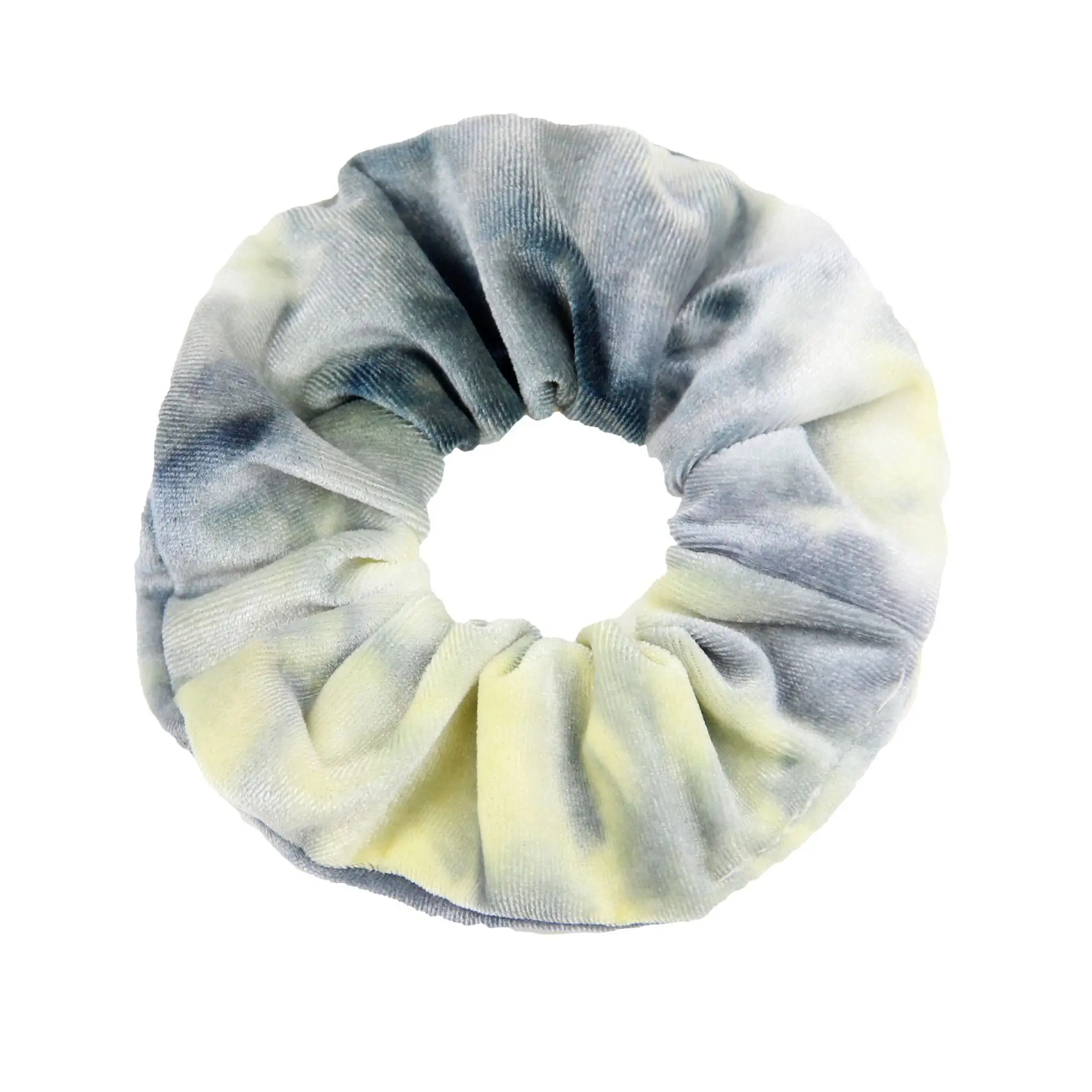 Velvet Scrunchie Tie Dyeing Women Girls Elastic Hair Rubber Bands Gum Gradient Color Hair Ring