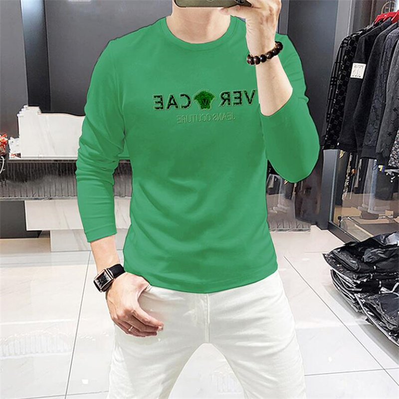 2024 Nova Marca Verão Mens Designer Camiseta Casual Homem Mulheres Tees com Carta Quente Broca Mangas Compridas Top Venda Luxo Homens Hip Hop Roupas Tamanho M-4XL