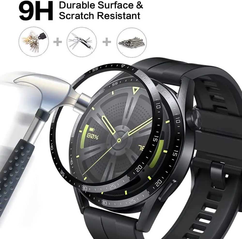 Watch Bands Screen Protector for Huawei Watch GT 3 2 GT3 GT2 Pro 42mm 46mmスマートウォッチソフトガラス曲げ保護フィルムアクセサリー24323