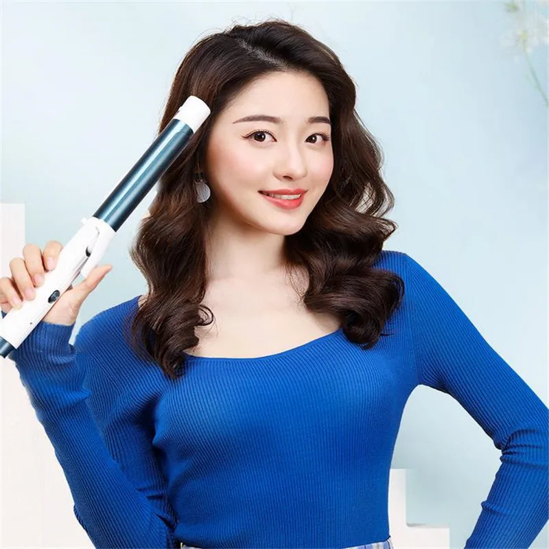 Professionele 32 mm krultang Aanpassing temperatuur Haarkrultangen Curling Wand Roller Grote golven Negatieve ionen Stylingtools 4