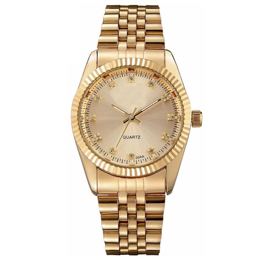 Quarz Edelstahl Bt Verkauf Gold Luxus Rol Armbanduhr Men243W